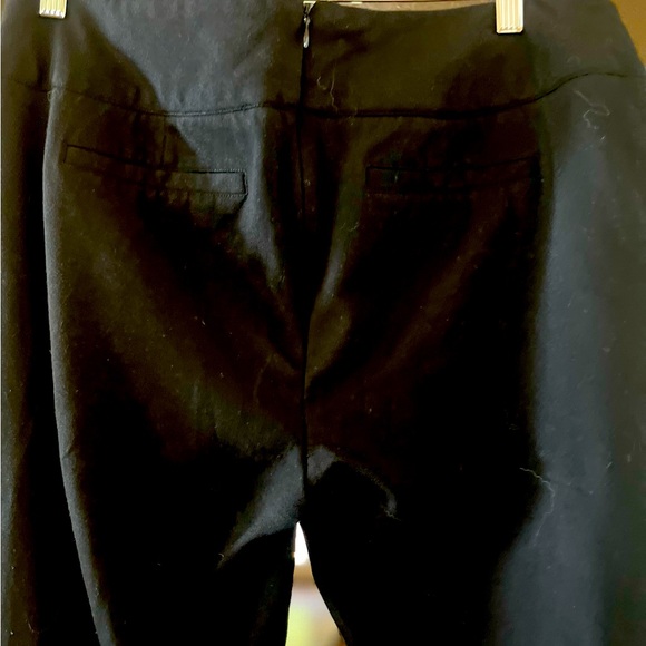 CAbi zip back boot cut, knit pant. Black, Size 12 - Picture 5 of 6